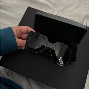 Versace Black Square Sunglasses